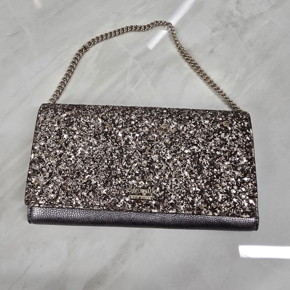 Kate Spade Sparkle Evening Clutch And Card Holder - Picture 5 of 11